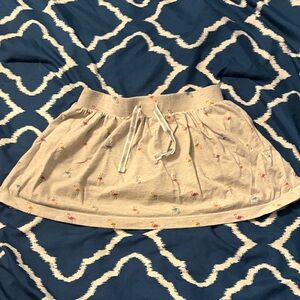 OshKosh B'gosh Beige Skort with Flamingo Print
